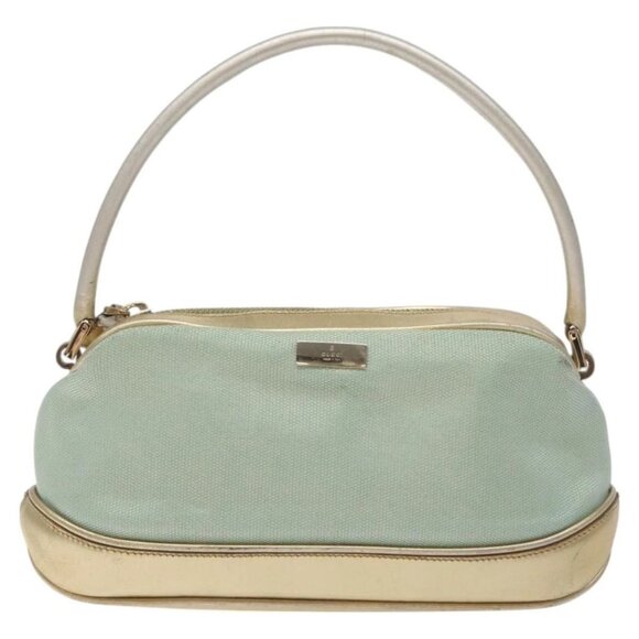 GUCCI Hand Bag Canvas Leather Light Blue 039 1133 Auth - Picture 2 of 15